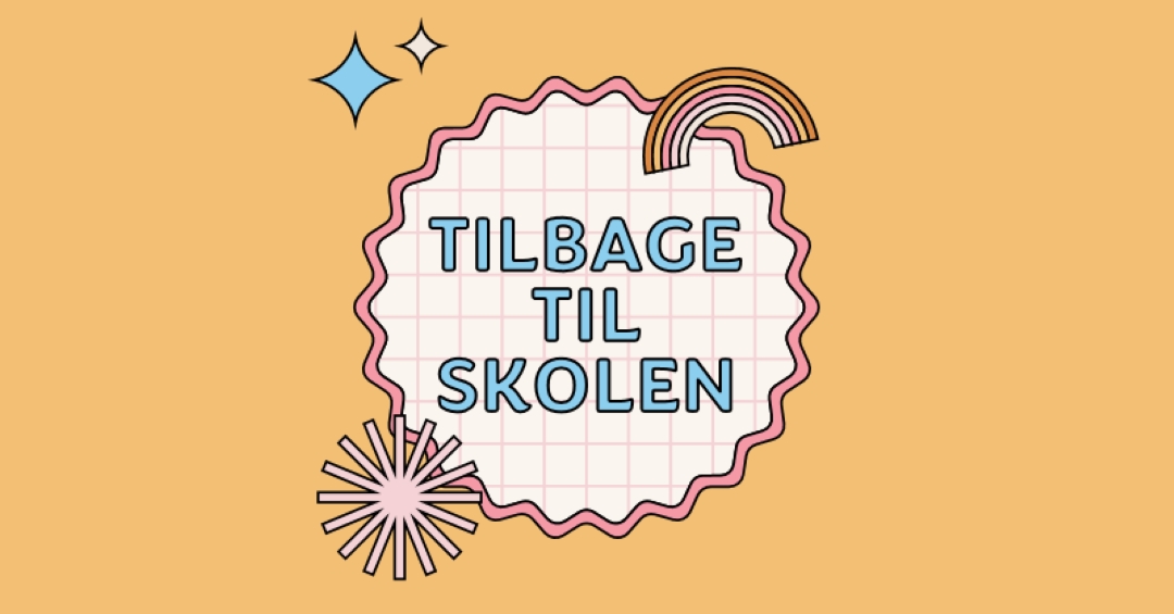Skole daze orange vintage-retro