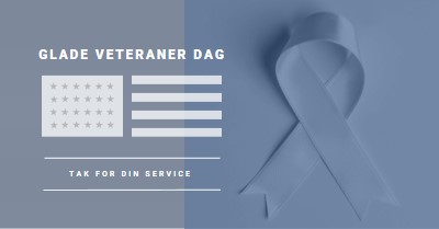 Ære amerikanske veteraner gray modern-simple
