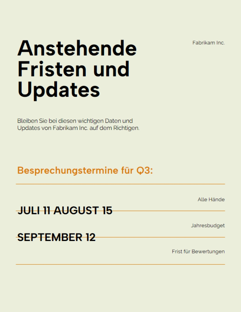 Einfacher Flyer für Unternehmensupdates green simple,modern,lines,typographic