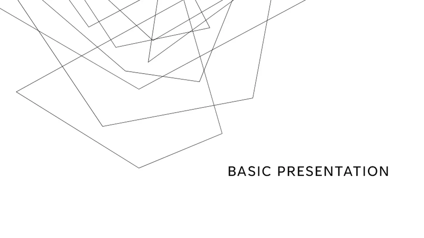 Minimalist presentation white modern-simple