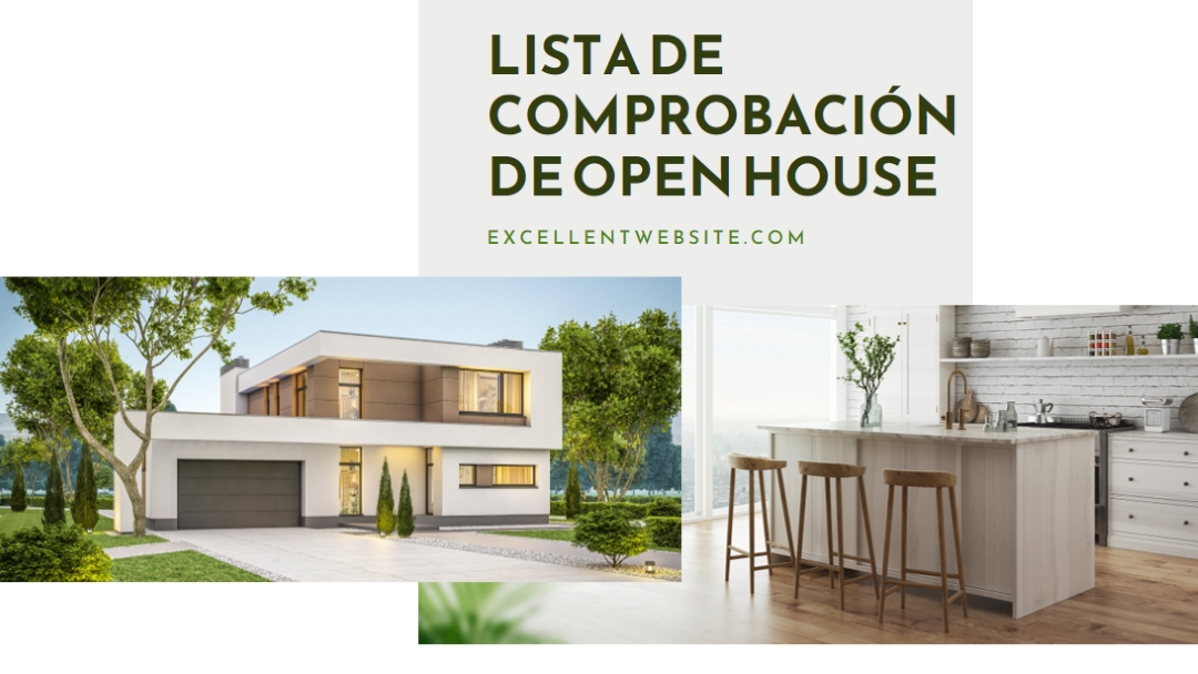 Lista de comprobación de casa abierta white modern-simple