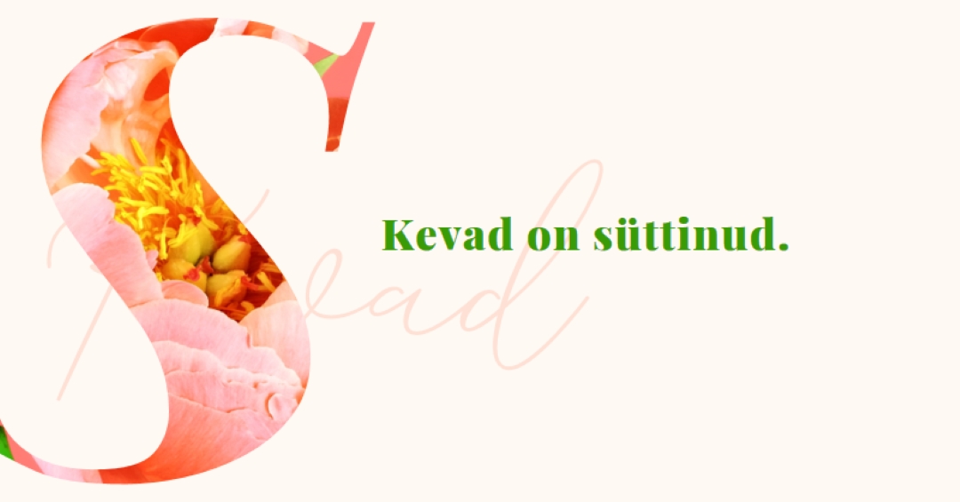 Kevadine eelastumine pink vintage-botanical