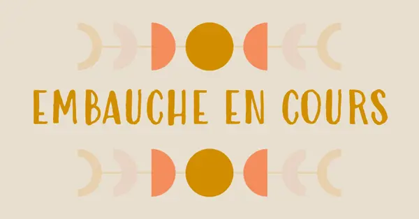 Cycles de la lune pastel yellow organic-boho