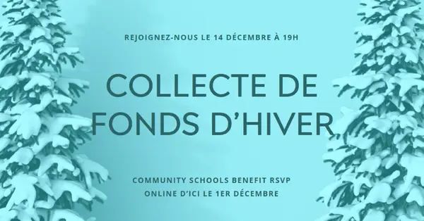 Pays des merveilles d’hiver blue modern-simple