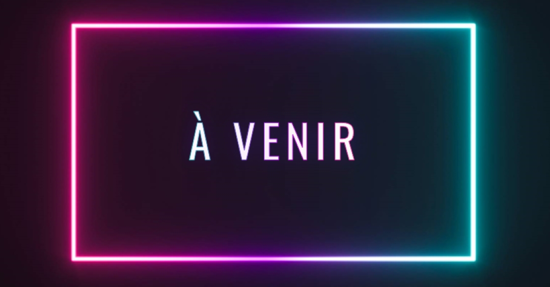 À venir black modern-bold