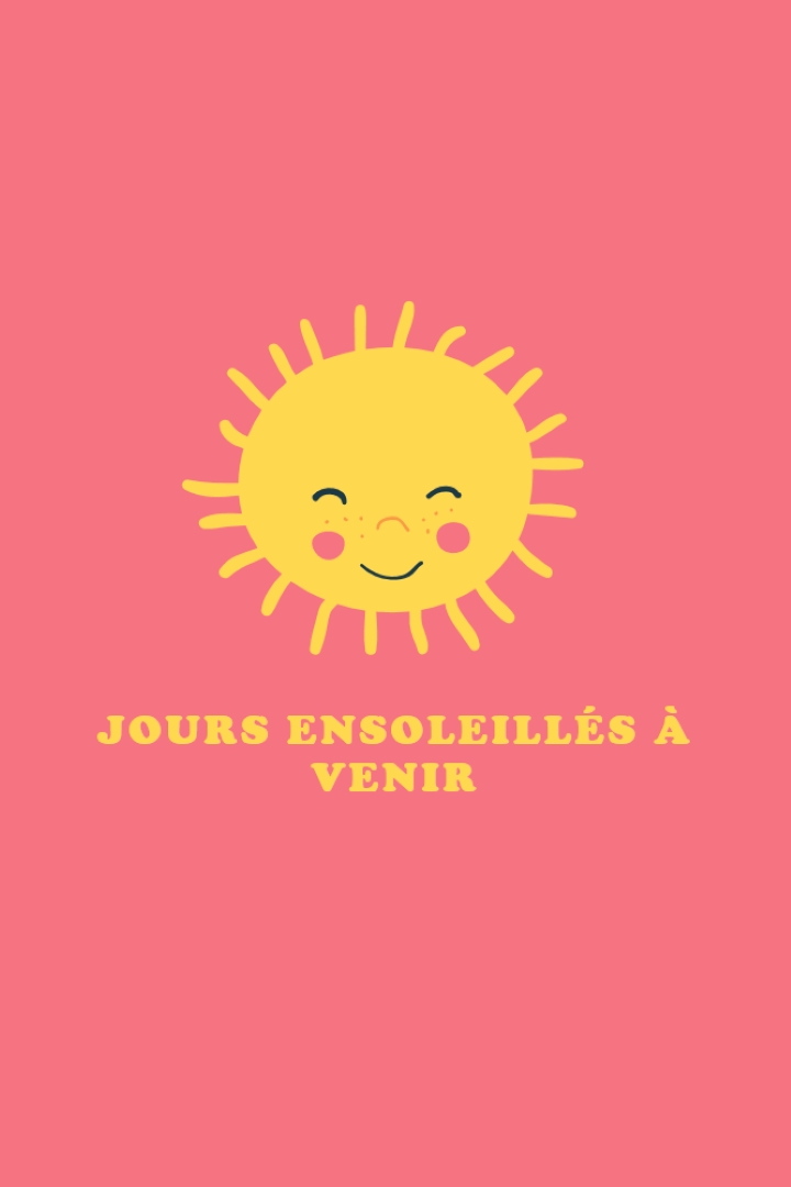 État d’ensoleillement pink vintage-retro