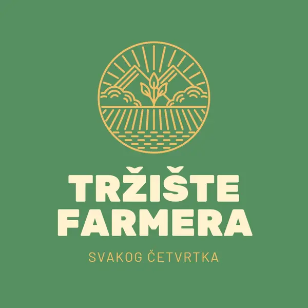 Dođite na tržište poljoprivrednika green clean,simple,logo,organic,typographic,rustic