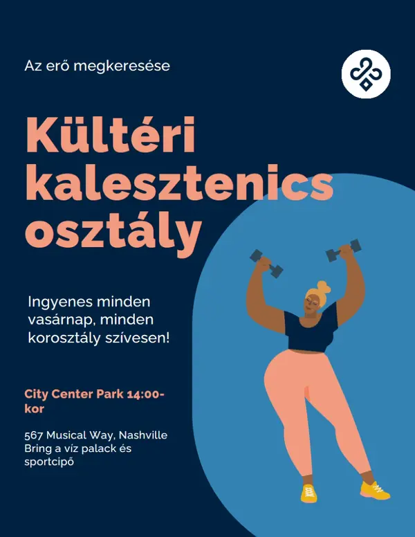 Egyszerű modern gyakorlat szórólap blue modern,simple,flat-graphic