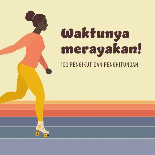 Pertahankan terus bergulir orange vintage-retro