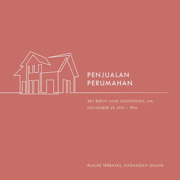 Perkebunan sederhana pink modern-simple