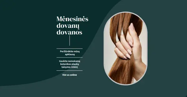 Natūralios tresses green organic-simple