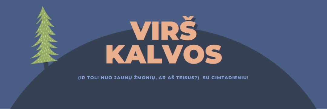 Per kalvą blue modern-bold