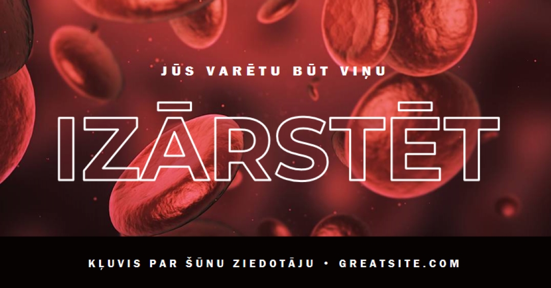 Kļuvis par šūnu ziedotāju red modern-simple