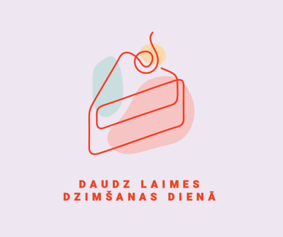 Daudz laimes dzimšanas dienā purple whimsical-line