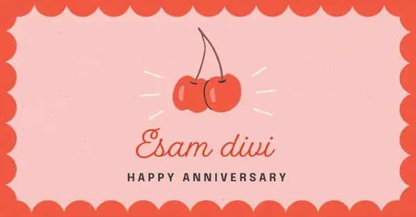 Esam divi red illustration,retro,playful