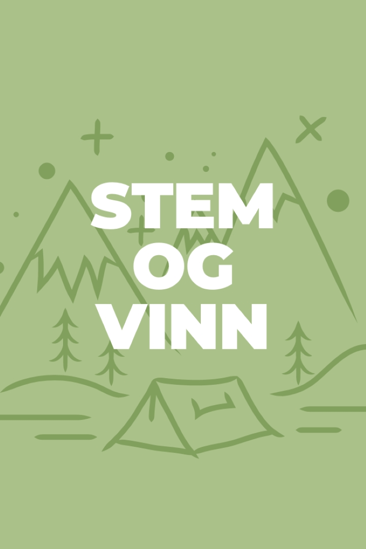 Stem og vinn green whimsical-line