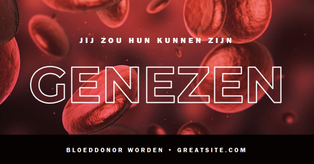 Bloeddonor worden red modern-simple