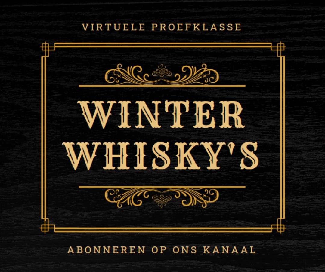 Winter whisky's black vintage-retro