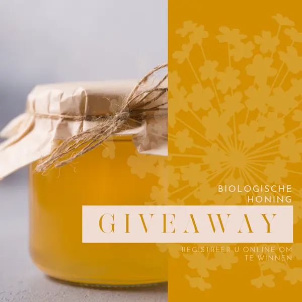 Gouden honing giveaway orange organic-simple