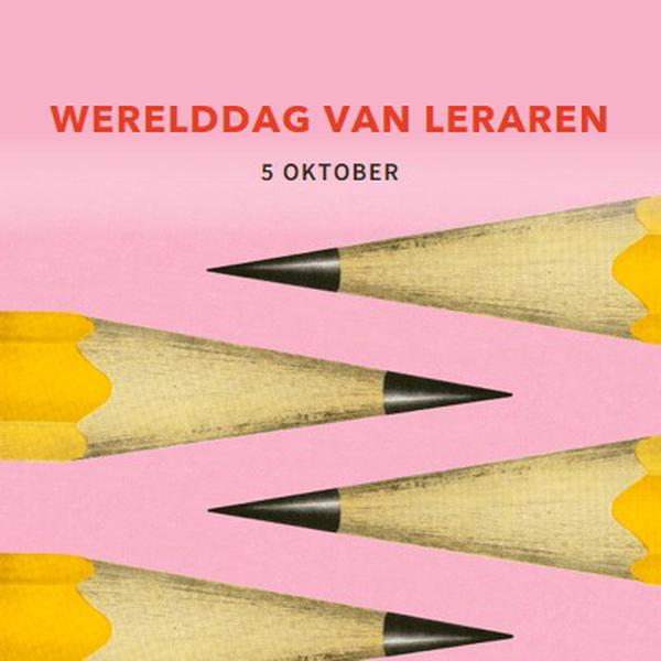 Functiedocenten pink modern-bold