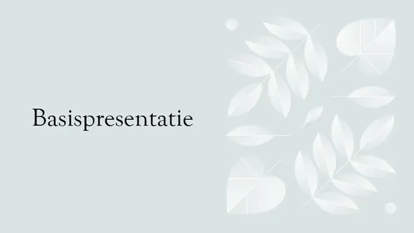Mat ontwerp blue organic-simple