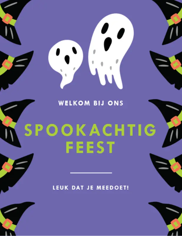 Halloweenprintjes purple whimsica color block