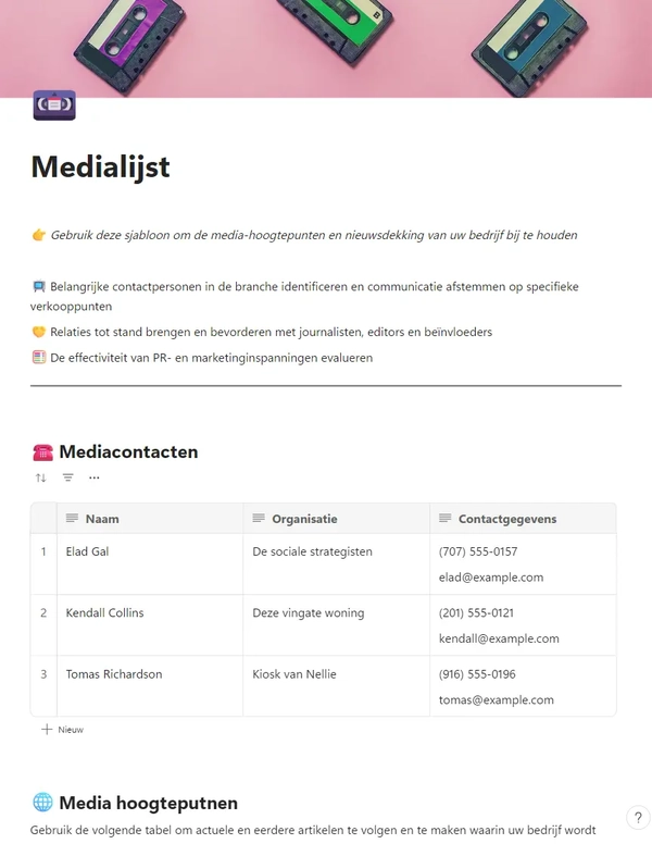 Medialijst