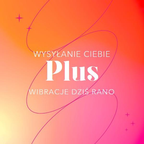 Życząc pozytywności pink modern,line,gradient,simple,typographic