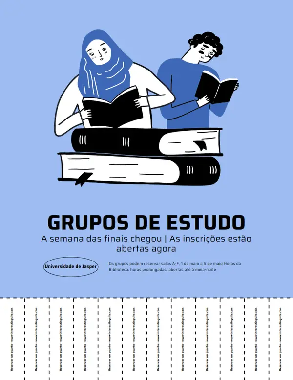 Tear-off panfleto educativo purple simple,illustrative,tear-off,flat-graphic