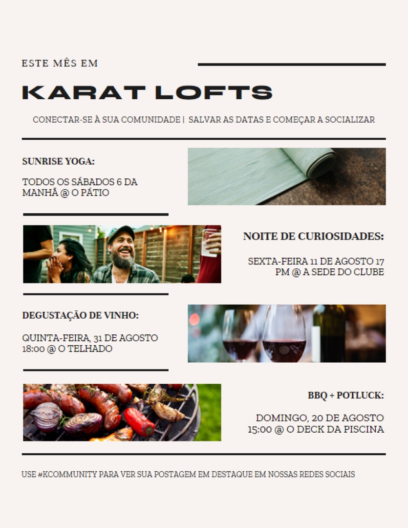 Folheto de evento moderno em negrito brown vintage,retro,newspaper,editorial,informative