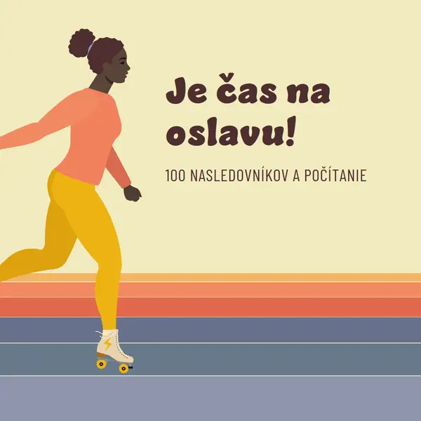 Priebežné posúvanie orange vintage-retro