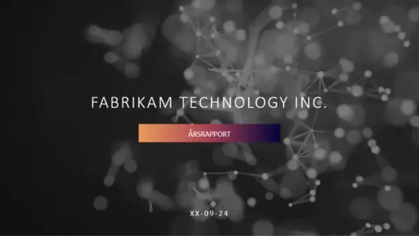 Teknisk presentation modern-simple