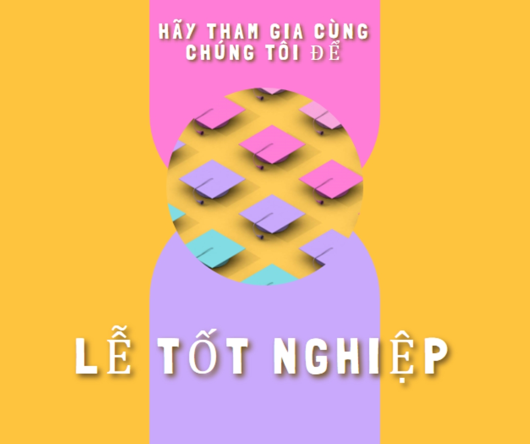 Tham gia lễ tốt nghiệp yellow whimsical-color-block